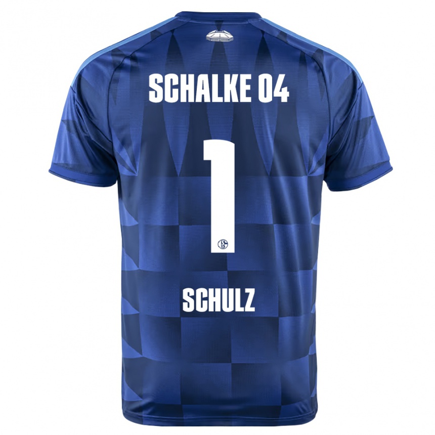 נשים כדורגל Finn Schulz #1 כחול כהה צהוב לבן ג'רזי ביתית 2026/27