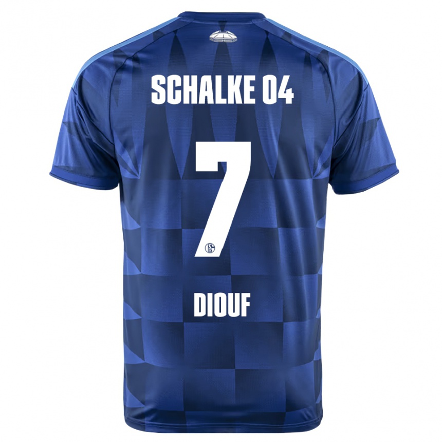 נשים כדורגל Salif Diouf #7 כחול כהה צהוב לבן ג'רזי ביתית 2026/27