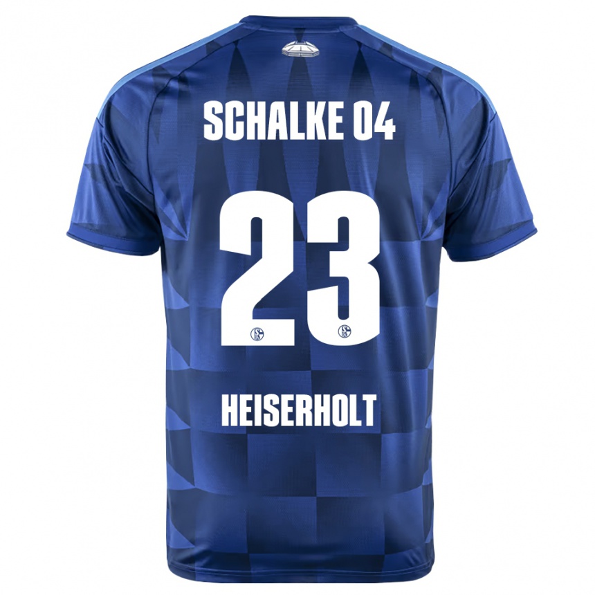 נשים כדורגל Finn Heiserholt #23 כחול כהה צהוב לבן ג'רזי ביתית 2026/27