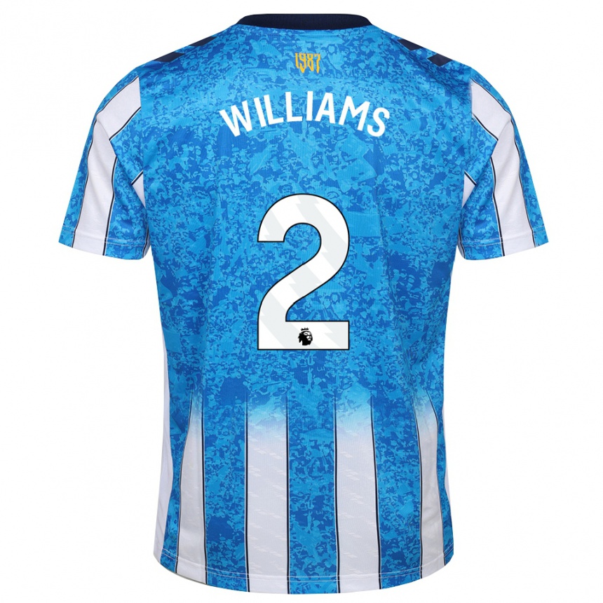 נשים כדורגל Thomas Williams #2 לבן כחול כתום ג'רזי ביתית 2026/27