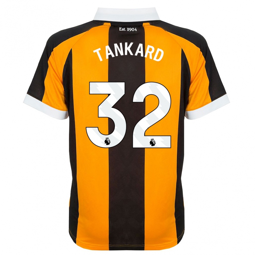 נשים כדורגל Lily Tankard #32 כתום שחור לבן ג'רזי ביתית 2026/27