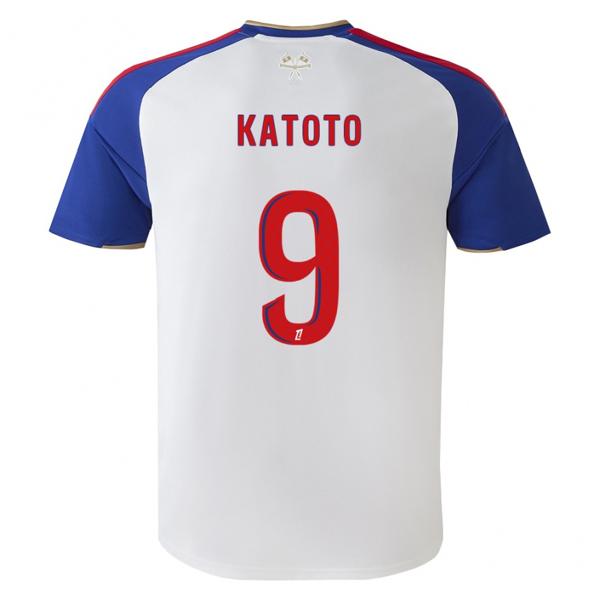 נשים כדורגל מארי אנטואנט קטוטו #9 כחול מלכותי אדום לבן ג'רזי ביתית 2026/27