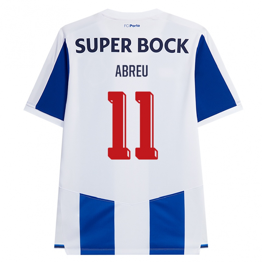 נשים כדורגל João Abreu #11 כחול לבן אדום ג'רזי ביתית 2026/27