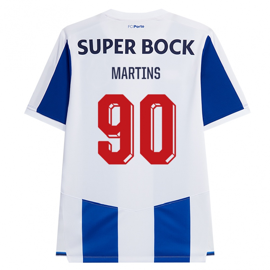 נשים כדורגל ז'יל #90 כחול לבן אדום ג'רזי ביתית 2026/27