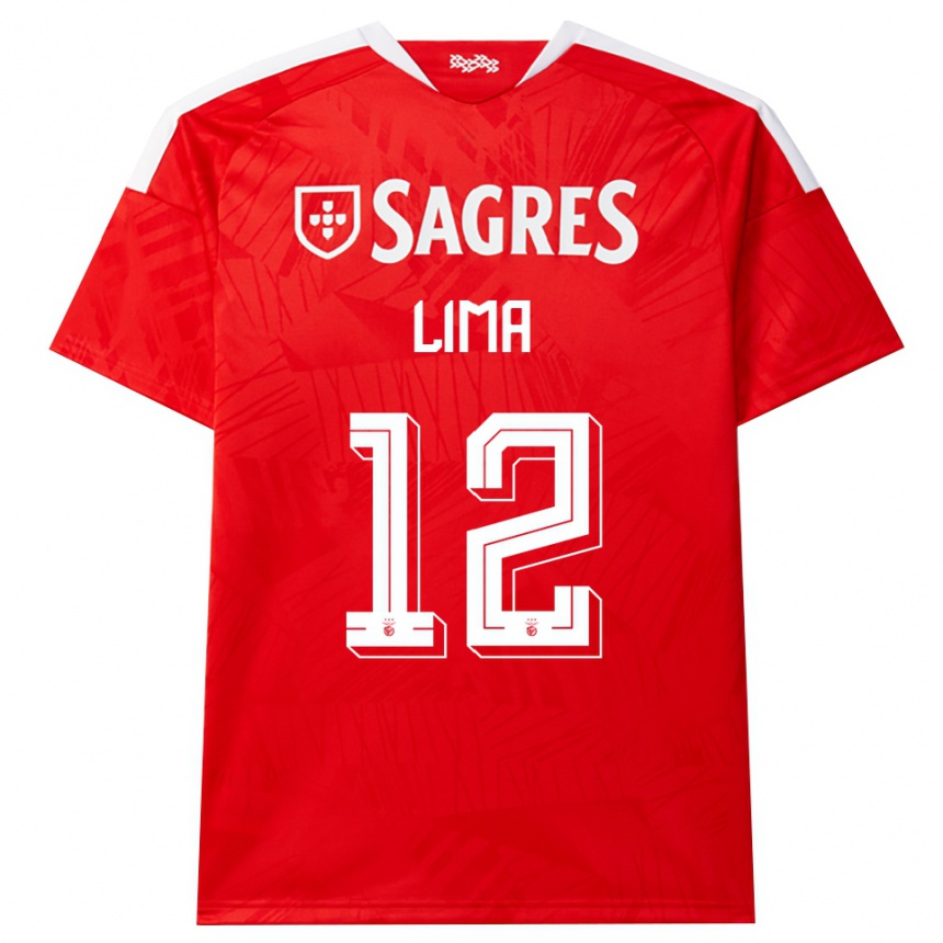 נשים כדורגל Thaís Lima #12 אדום לבן צהוב ג'רזי ביתית 2026/27