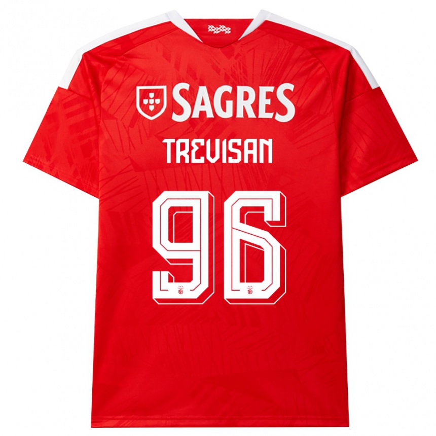 נשים כדורגל Jelani Trevisan #96 אדום לבן צהוב ג'רזי ביתית 2026/27