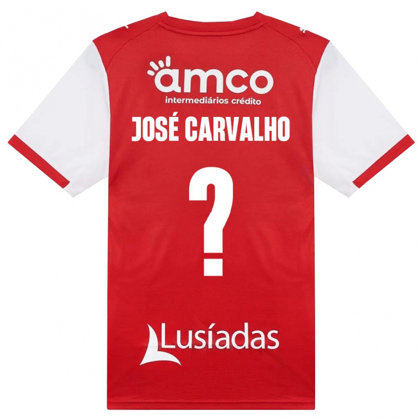 נשים כדורגל José Carvalho #0 לבן אדום שחור ג'רזי ביתית 2026/27