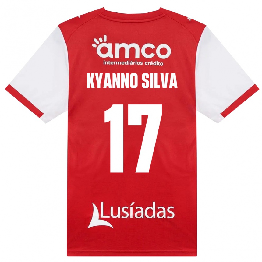 נשים כדורגל Kyanno Silva #17 לבן אדום שחור ג'רזי ביתית 2026/27 נשים כדורגל Kyanno Silva #17 לבן אדום שחור ג'רזי ביתית 2026/27