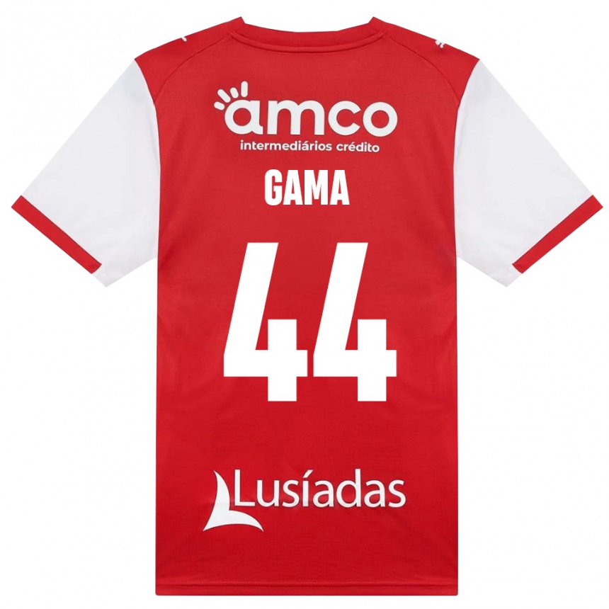 נשים כדורגל Dinis Gama #44 לבן אדום שחור ג'רזי ביתית 2026/27
