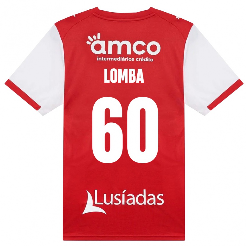 נשים כדורגל João Lomba #60 לבן אדום שחור ג'רזי ביתית 2026/27