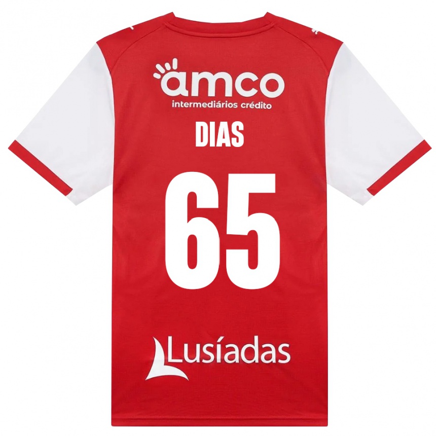 נשים כדורגל Leandro Dias #65 לבן אדום שחור ג'רזי ביתית 2026/27 נשים כדורגל Leandro Dias #65 לבן אדום שחור ג'רזי ביתית 2026/27