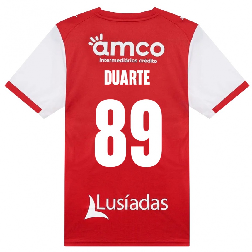 נשים כדורגל Afonso Duarte #89 לבן אדום שחור ג'רזי ביתית 2026/27 נשים כדורגל Afonso Duarte #89 לבן אדום שחור ג'רזי ביתית 2026/27