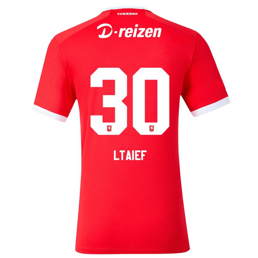 נשים כדורגל Sayfallah Ltaief #30 אדום לבן ג'רזי ביתית 2026/27