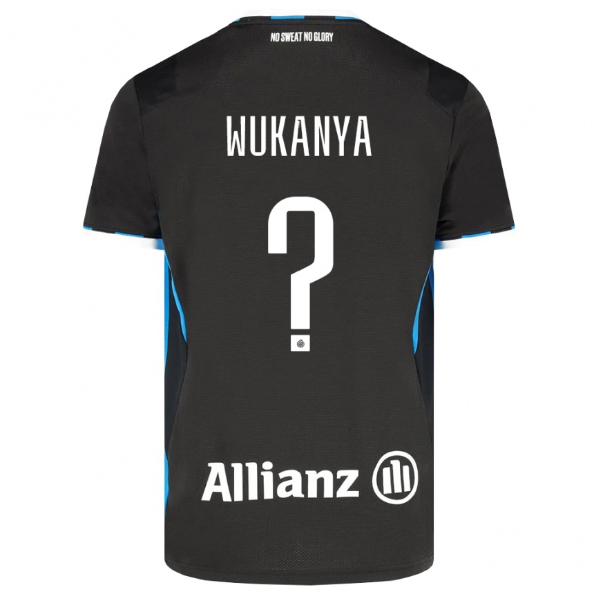 נשים כדורגל Stéphane Wukanya #0 שחור אדום כחול ג'רזי ביתית 2026/27