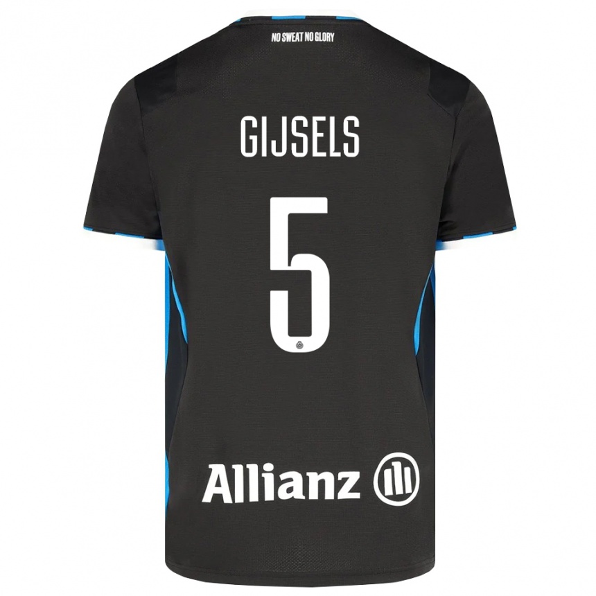 נשים כדורגל Kellen Gijsels #5 שחור אדום כחול ג'רזי ביתית 2026/27 נשים כדורגל Kellen Gijsels #5 שחור אדום כחול ג'רזי ביתית 2026/27