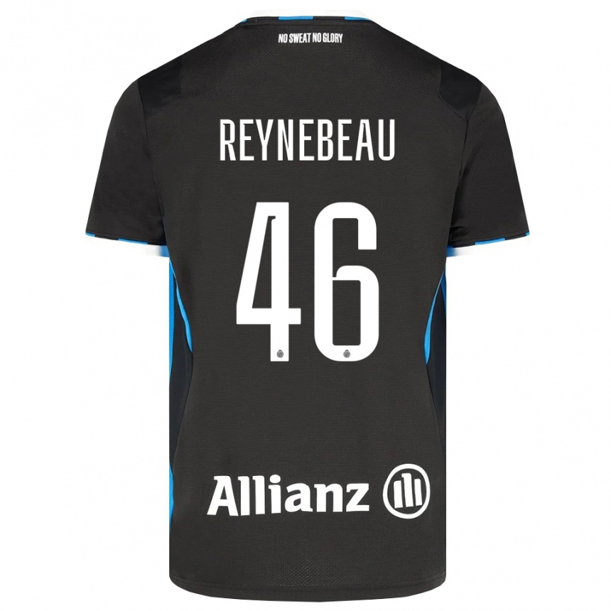 נשים כדורגל Clementine Reynebeau #46 שחור אדום כחול ג'רזי ביתית 2026/27