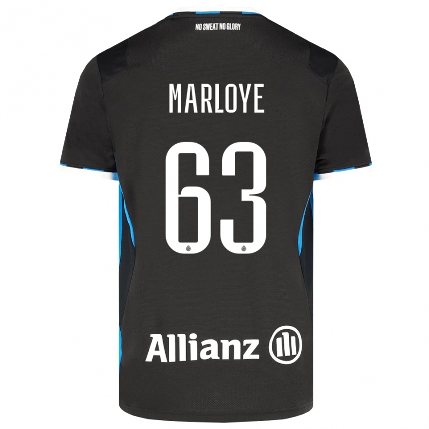 נשים כדורגל Sacha Marloye #63 שחור אדום כחול ג'רזי ביתית 2026/27