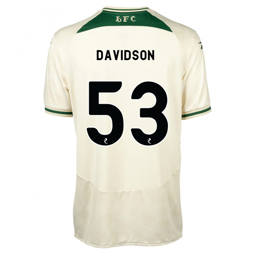 נשים כדורגל Luke Davidson #53 לבן ירוק יער הרחק ג'רזי 2026/27