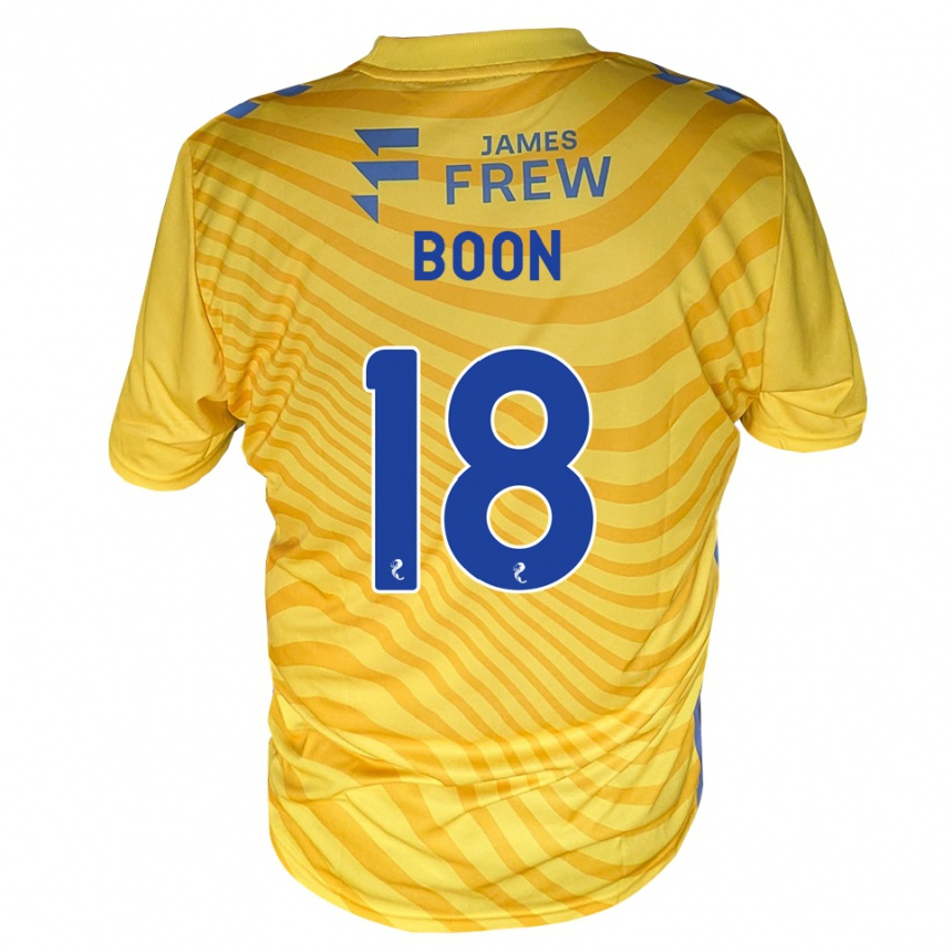 נשים כדורגל Aiden Boon #18 כחול מלכותי צהוב הרחק ג'רזי 2026/27
