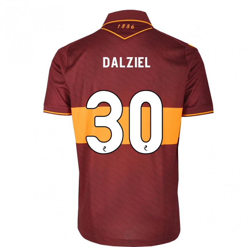 נשים כדורגל ג׳ק דלציאל #30 כתום בורדו הרחק ג'רזי 2026/27