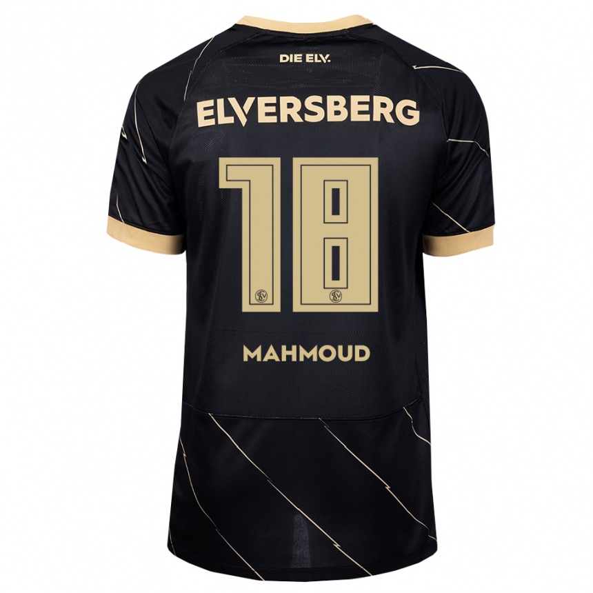 נשים כדורגל Mohammad Mahmoud #18 שחור חום הרחק ג'רזי 2026/27