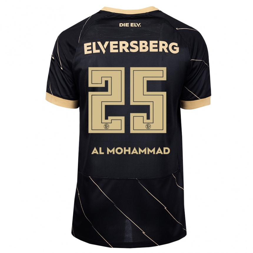 נשים כדורגל Loay Al Mohammad #25 שחור חום הרחק ג'רזי 2026/27