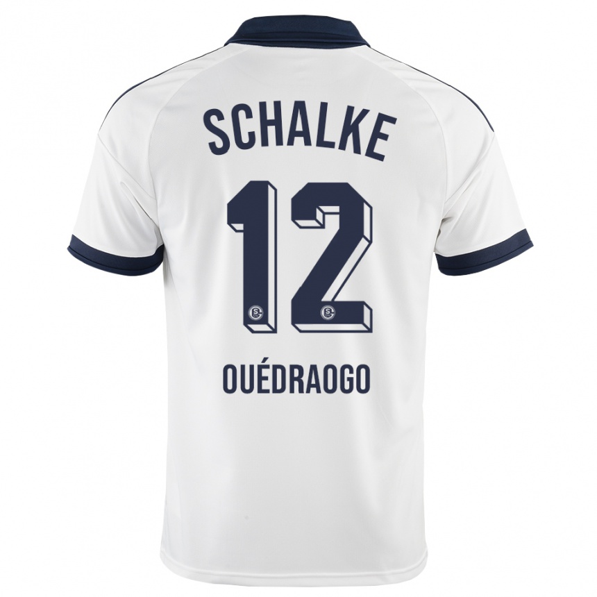 נשים כדורגל Riyad Ouédraogo #12 שחור לבן הרחק ג'רזי 2026/27