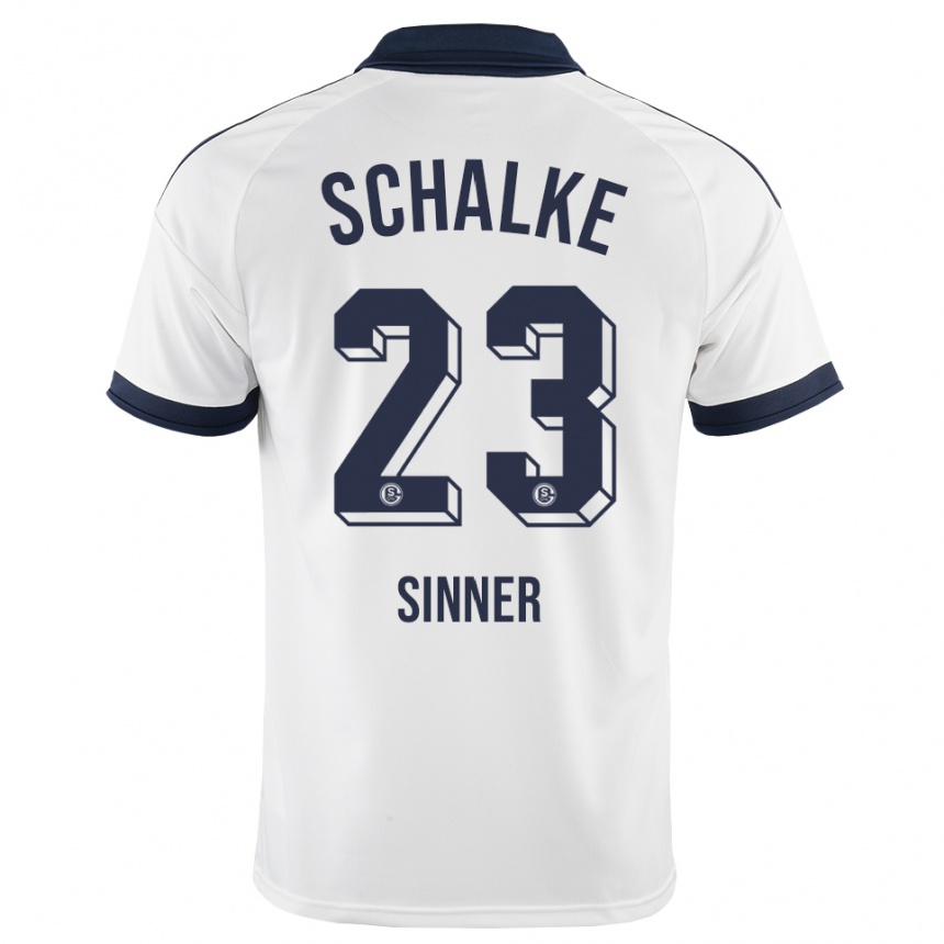 נשים כדורגל Tiffany Sinner #23 שחור לבן הרחק ג'רזי 2026/27