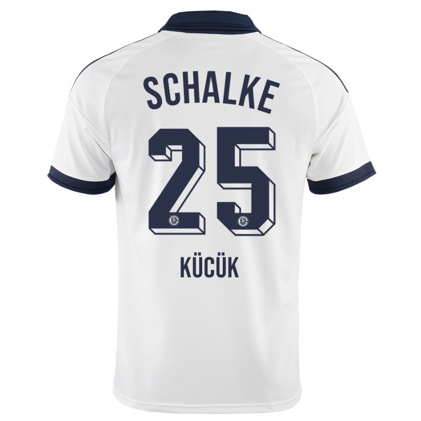 נשים כדורגל Yüksel Kücük #25 שחור לבן הרחק ג'רזי 2026/27