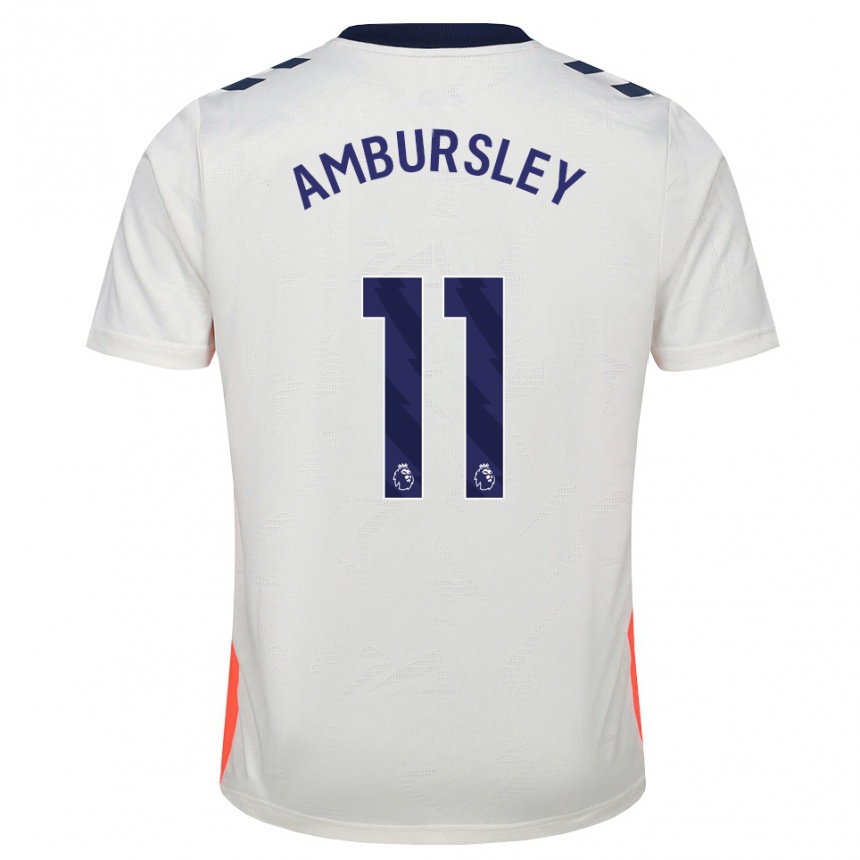 נשים כדורגל Conrad Ambursley #11 לבן כתום כחול מלכותי הרחק ג'רזי 2026/27