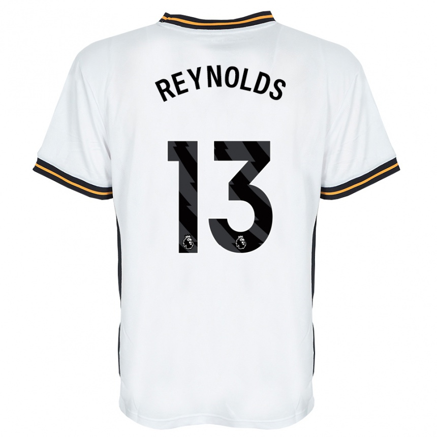 נשים כדורגל Kerr Reynolds #13 לבן כתום שחור הרחק ג'רזי 2026/27 נשים כדורגל Kerr Reynolds #13 לבן כתום שחור הרחק ג'רזי 2026/27