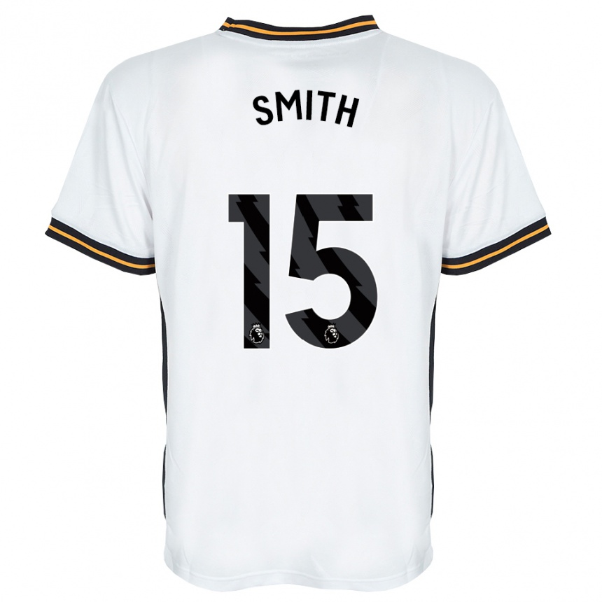 נשים כדורגל Suey Smith #15 לבן כתום שחור הרחק ג'רזי 2026/27
