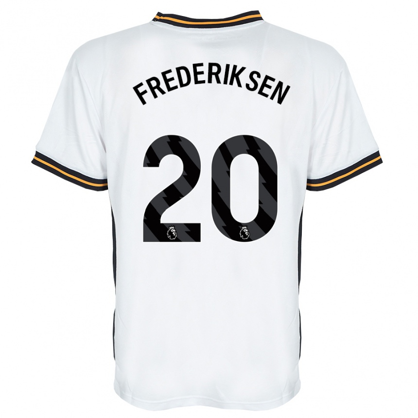 נשים כדורגל Abbey Frederiksen #20 לבן כתום שחור הרחק ג'רזי 2026/27