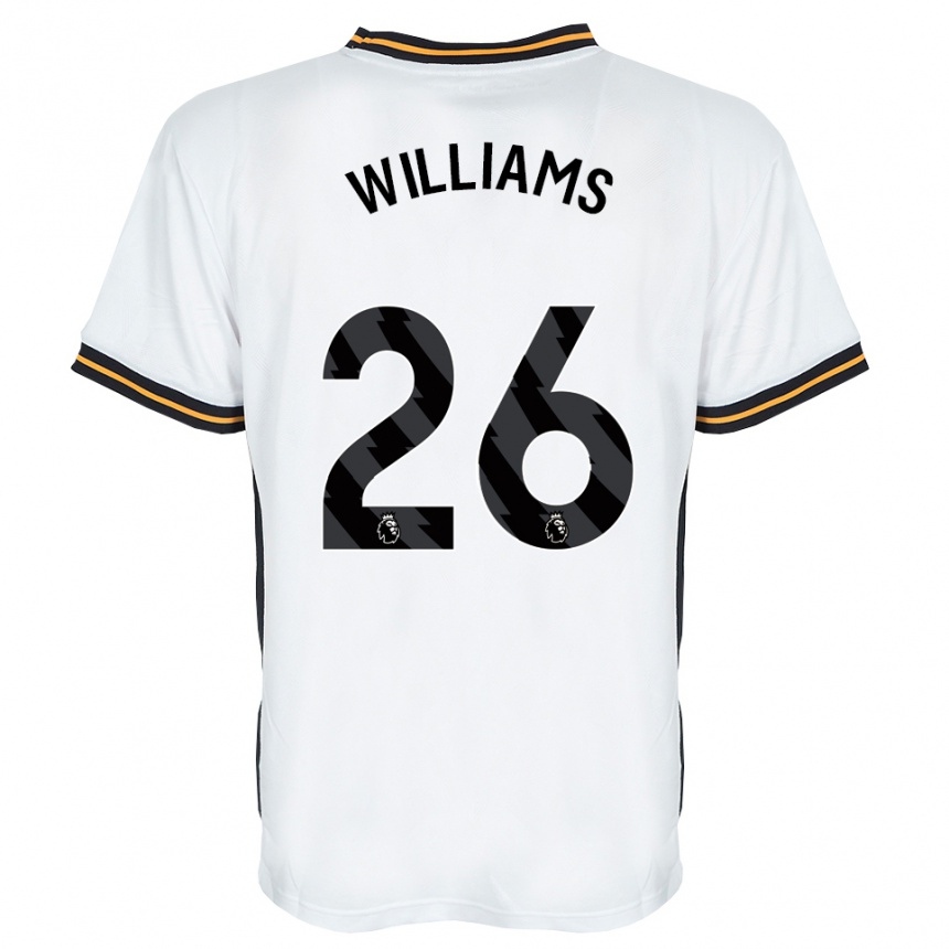 נשים כדורגל Annabel Williams #26 לבן כתום שחור הרחק ג'רזי 2026/27 נשים כדורגל Annabel Williams #26 לבן כתום שחור הרחק ג'רזי 2026/27