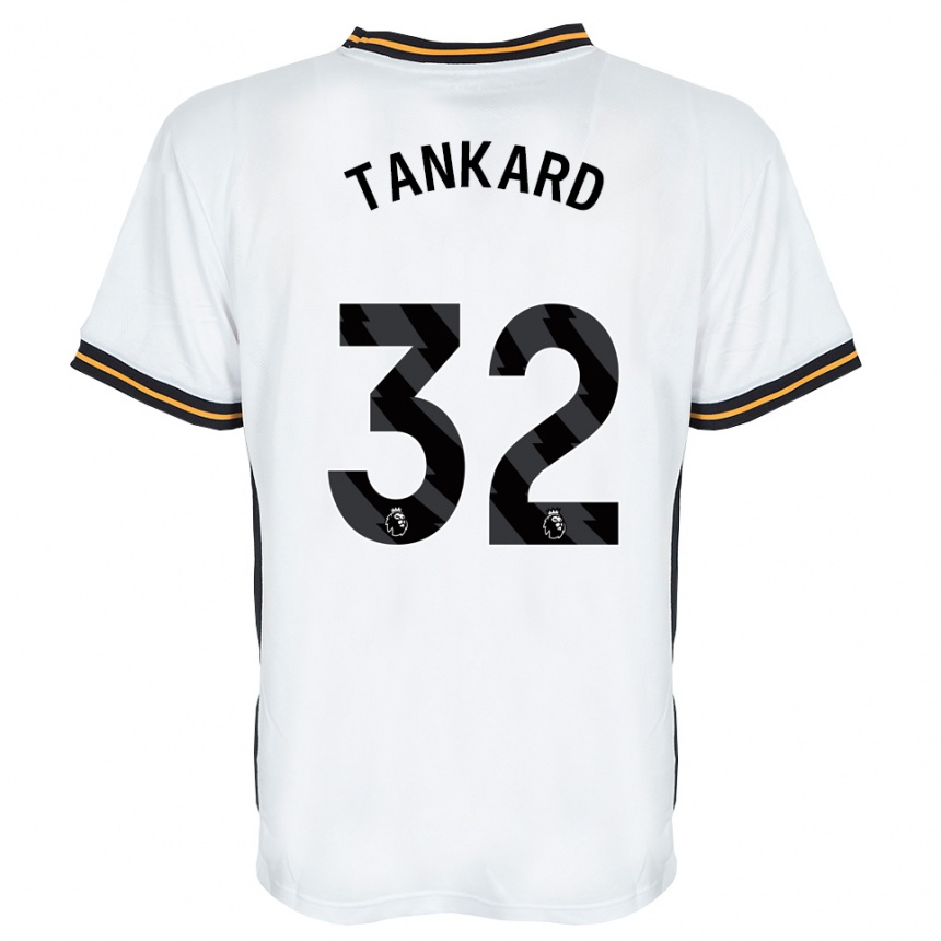 נשים כדורגל Lily Tankard #32 לבן כתום שחור הרחק ג'רזי 2026/27 נשים כדורגל Lily Tankard #32 לבן כתום שחור הרחק ג'רזי 2026/27