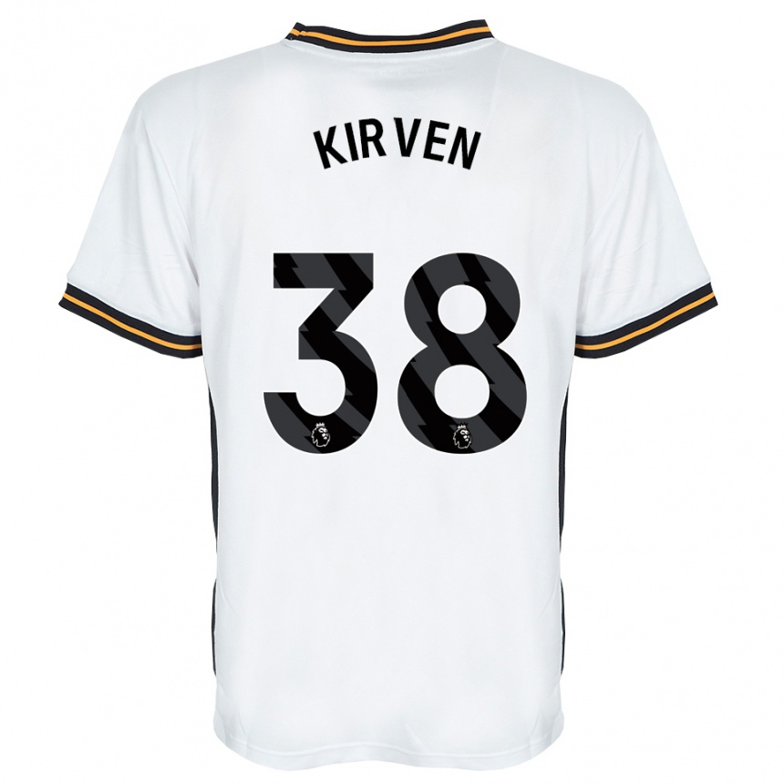 נשים כדורגל Tess Kirven #38 לבן כתום שחור הרחק ג'רזי 2026/27 נשים כדורגל Tess Kirven #38 לבן כתום שחור הרחק ג'רזי 2026/27