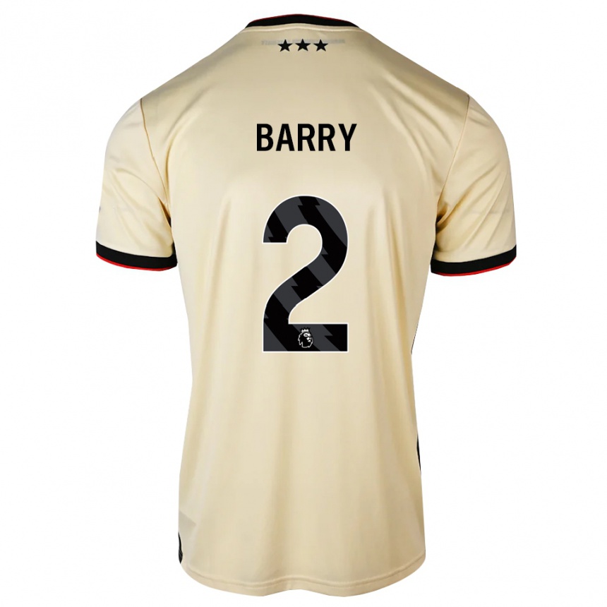 נשים כדורגל Riley-Joe Barry #2 שיפון לימון שחור אדום הרחק ג'רזי 2026/27
