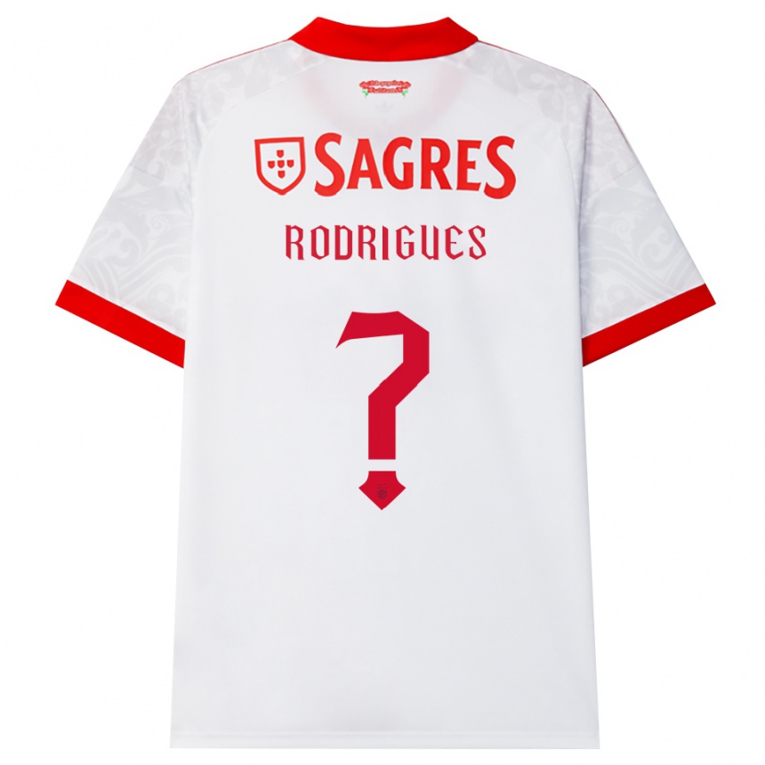 נשים כדורגל Miguel Rodrigues #0 לבן אדום צהוב הרחק ג'רזי 2026/27