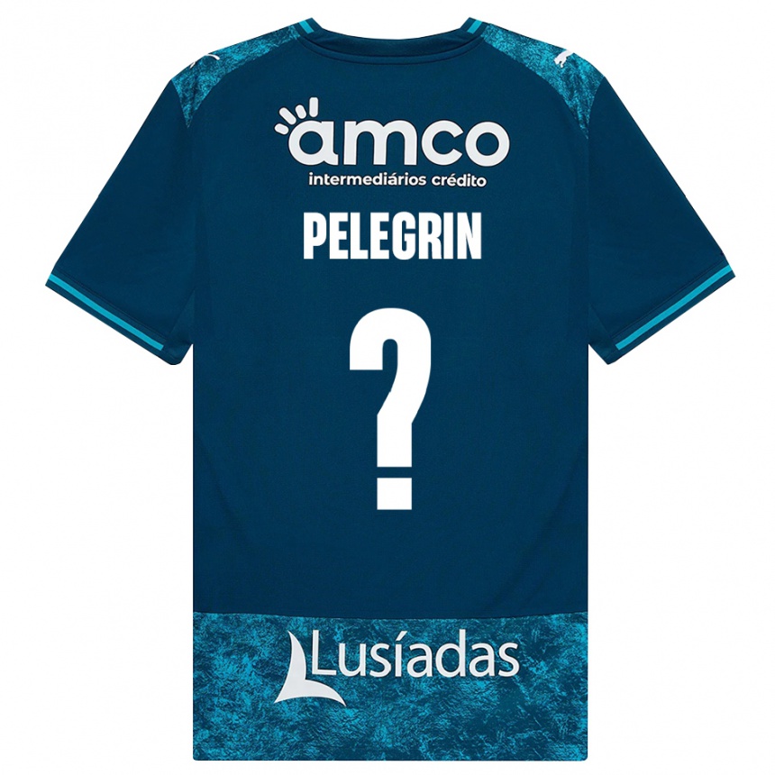 נשים כדורגל Lukas Pelegrin #0 אפור כהה טורקיז בינוני הרחק ג'רזי 2026/27