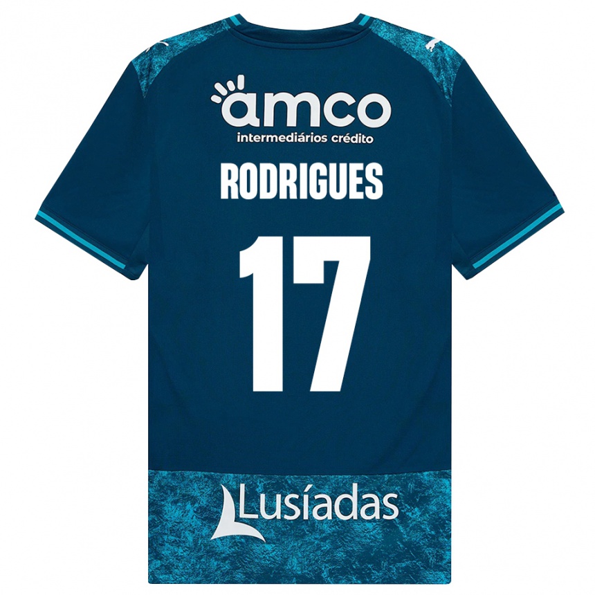 נשים כדורגל Tânia Rodrigues #17 אפור כהה טורקיז בינוני הרחק ג'רזי 2026/27