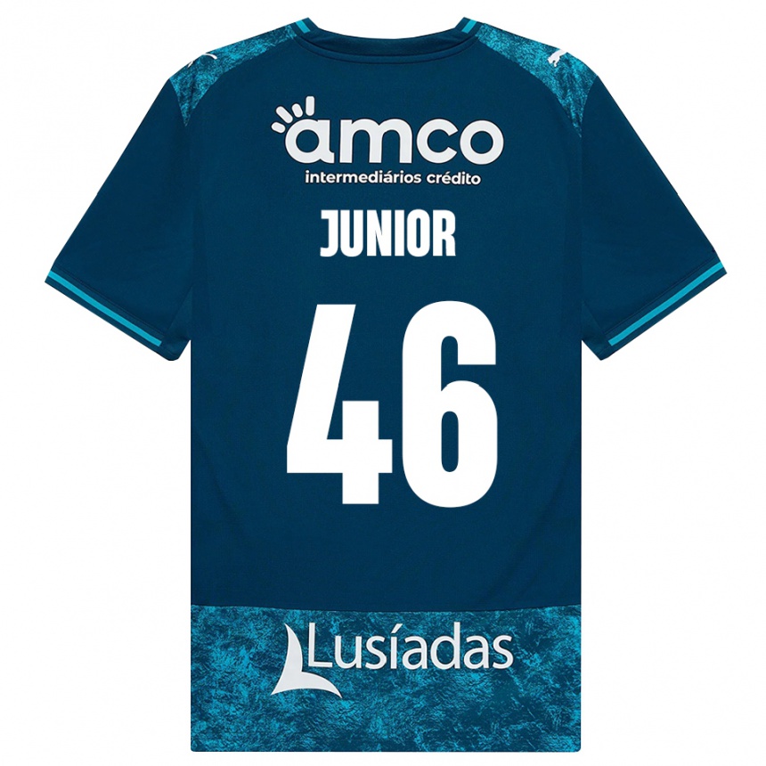 נשים כדורגל Mário Junior #46 אפור כהה טורקיז בינוני הרחק ג'רזי 2026/27 נשים כדורגל Mário Junior #46 אפור כהה טורקיז בינוני הרחק ג'רזי 2026/27