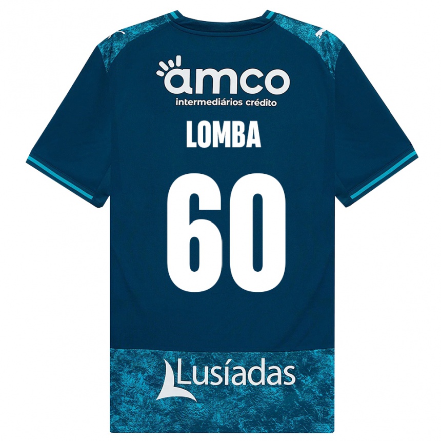 נשים כדורגל João Lomba #60 אפור כהה טורקיז בינוני הרחק ג'רזי 2026/27 נשים כדורגל João Lomba #60 אפור כהה טורקיז בינוני הרחק ג'רזי 2026/27