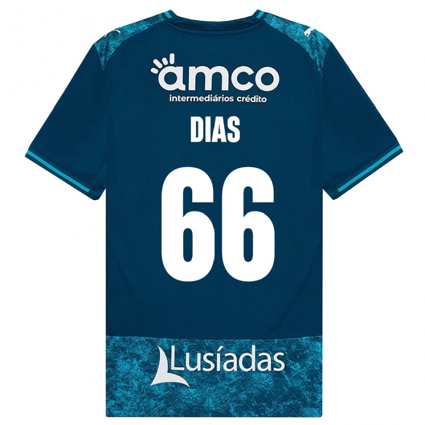 נשים כדורגל Gonçalo Dias #66 אפור כהה טורקיז בינוני הרחק ג'רזי 2026/27
