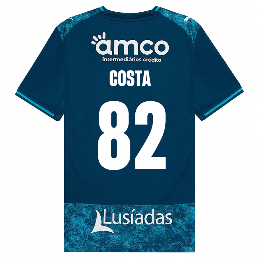 נשים כדורגל Gui Costa #82 אפור כהה טורקיז בינוני הרחק ג'רזי 2026/27 נשים כדורגל Gui Costa #82 אפור כהה טורקיז בינוני הרחק ג'רזי 2026/27