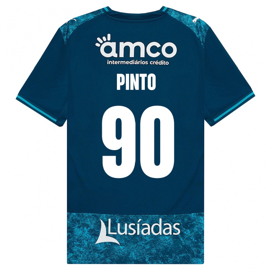 נשים כדורגל Luís Pinto #90 אפור כהה טורקיז בינוני הרחק ג'רזי 2026/27