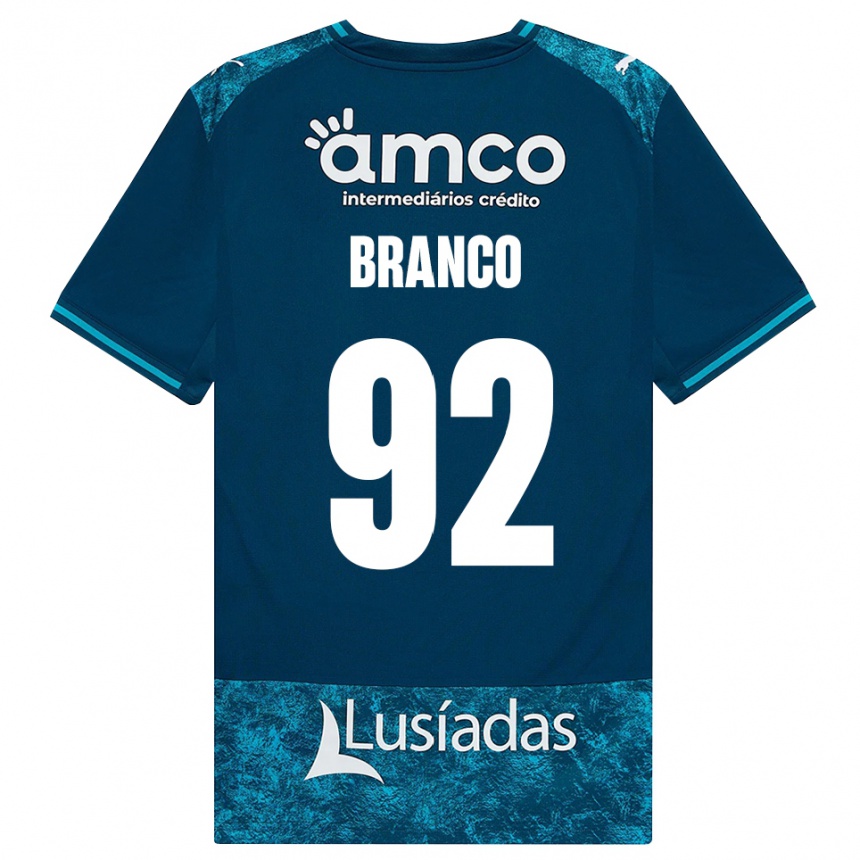 נשים כדורגל António Branco #92 אפור כהה טורקיז בינוני הרחק ג'רזי 2026/27