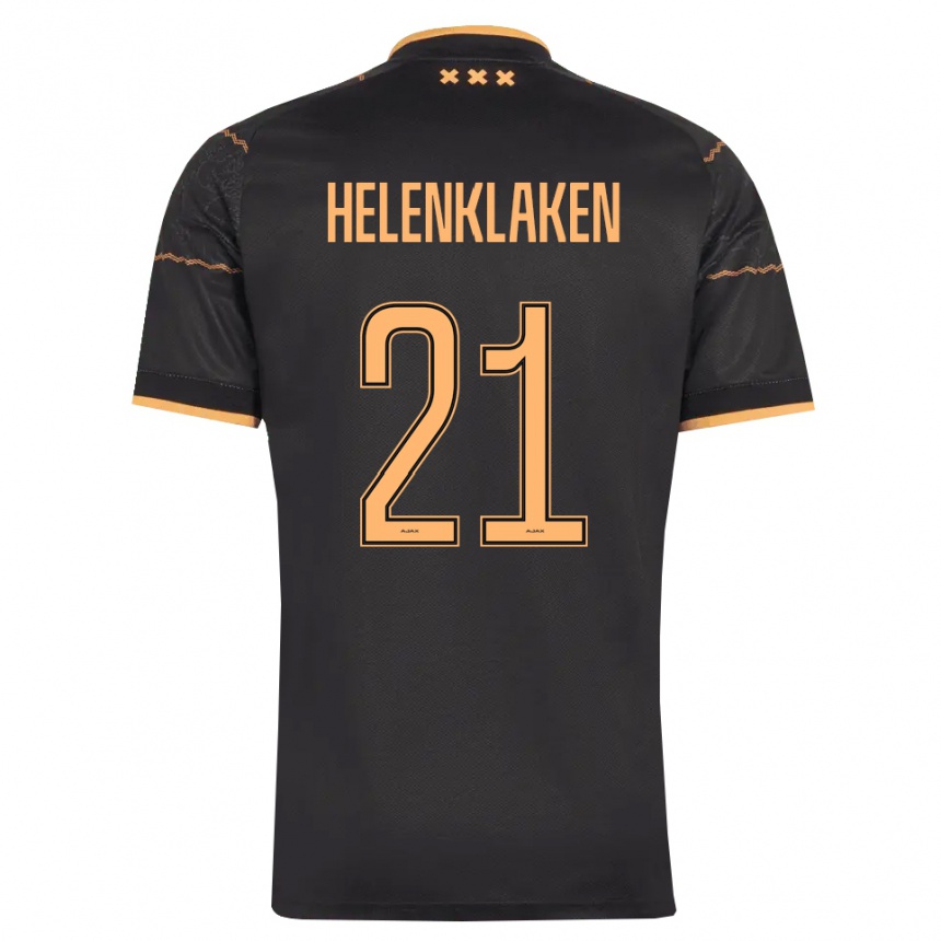 נשים כדורגל Sjors Helenklaken #21 שחור כתום הרחק ג'רזי 2026/27 נשים כדורגל Sjors Helenklaken #21 שחור כתום הרחק ג'רזי 2026/27
