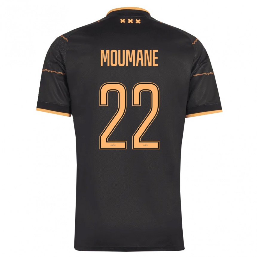 נשים כדורגל Anass Moumane #22 שחור כתום הרחק ג'רזי 2026/27
