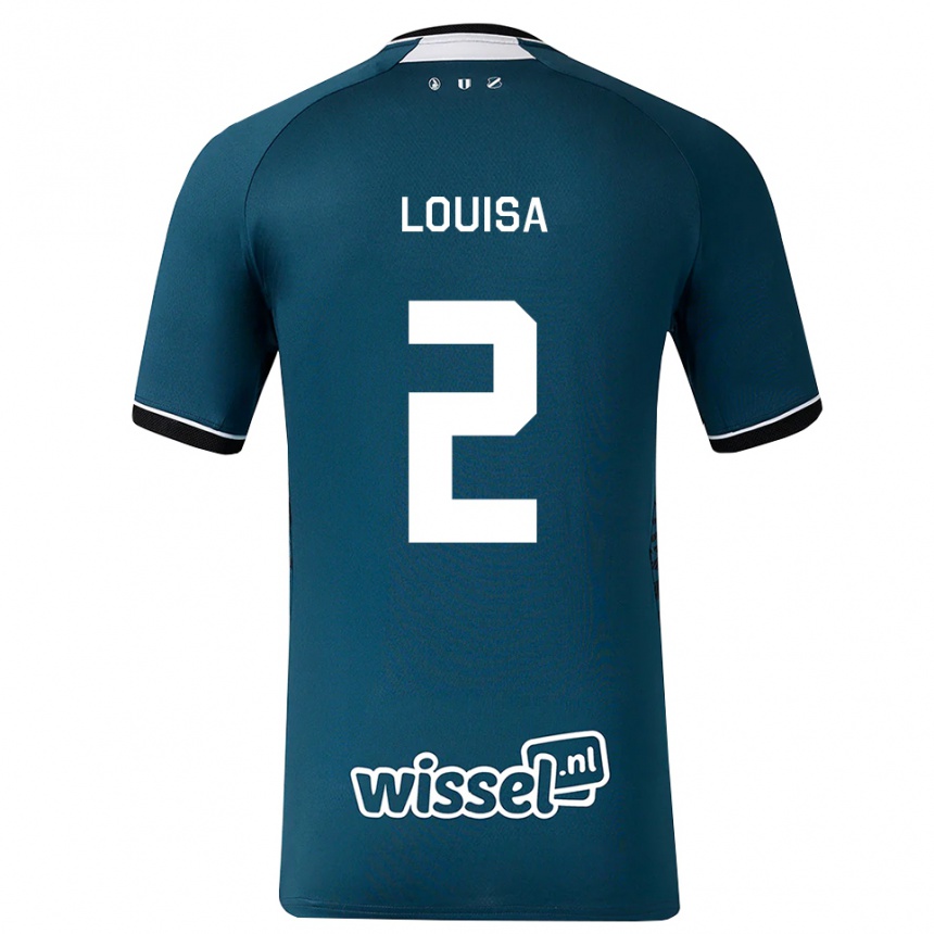 נשים כדורגל Genairo Louisa #2 אפור כהה לבן הרחק ג'רזי 2026/27
