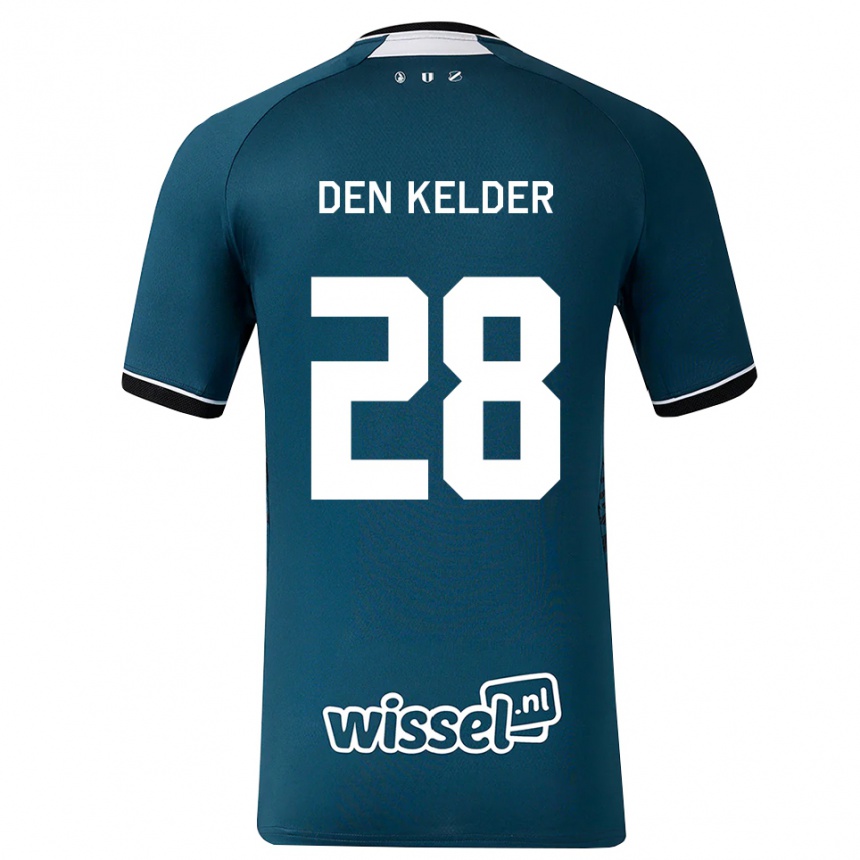 נשים כדורגל Gera Op Den Kelder #28 אפור כהה לבן הרחק ג'רזי 2026/27